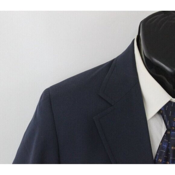 Brooks Brothers Mens Blazer Sport Coat Jacket 3 Button Vintage USA Blue Sz 40 L - Picture 4 of 14